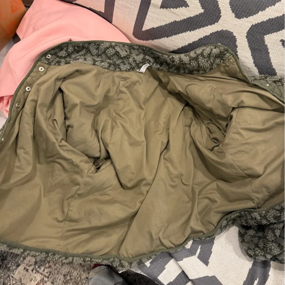 ZYIA ACTIVE Womens Cozy Patterned Teddy Jacket Fleece Size XL biterroot heidi - Picture 6 of 9